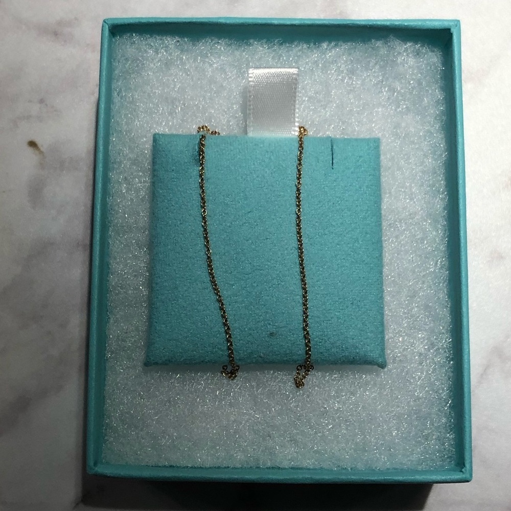 Authentic 18k Rose Gold Tiffany & Co Chain